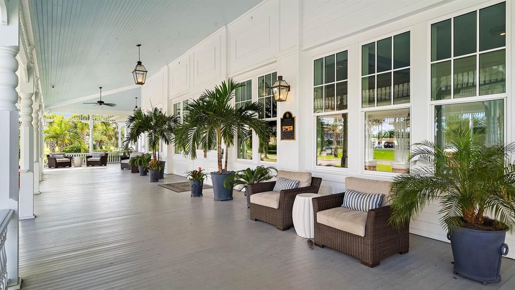 Huge front porch at the Historic Hotel Belleview