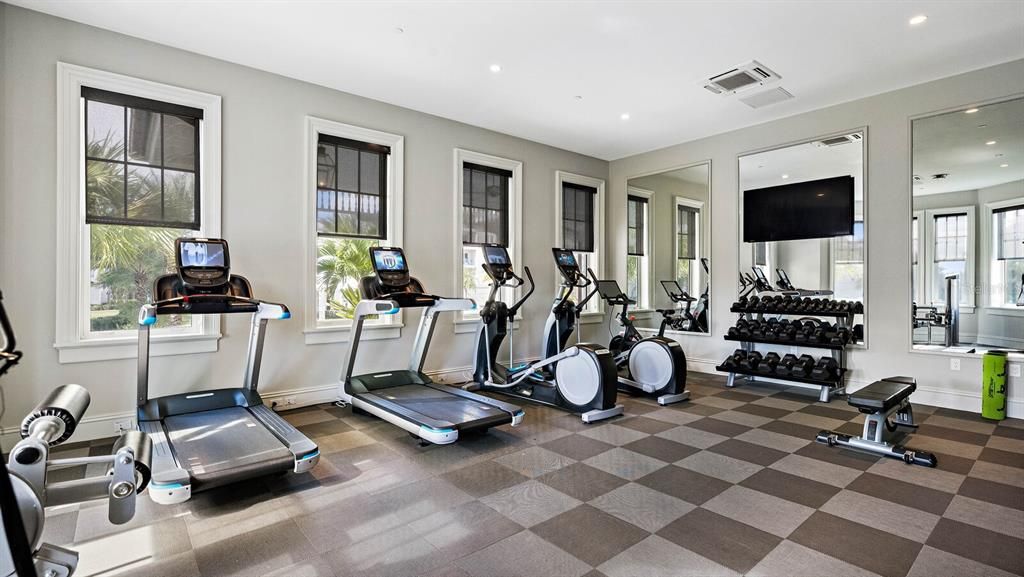 Fitness center in the Historic Hotel Belleview