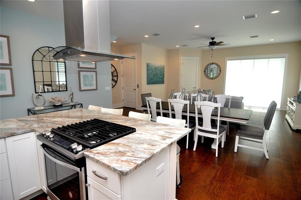 View From Kitchen to Dining Room