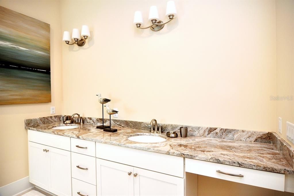 Daul Sinks and Powder Vanity