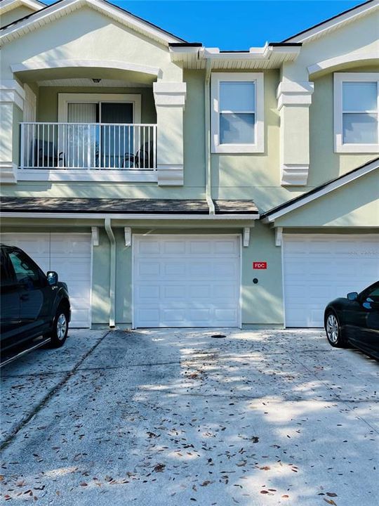 Garage entry with keypad