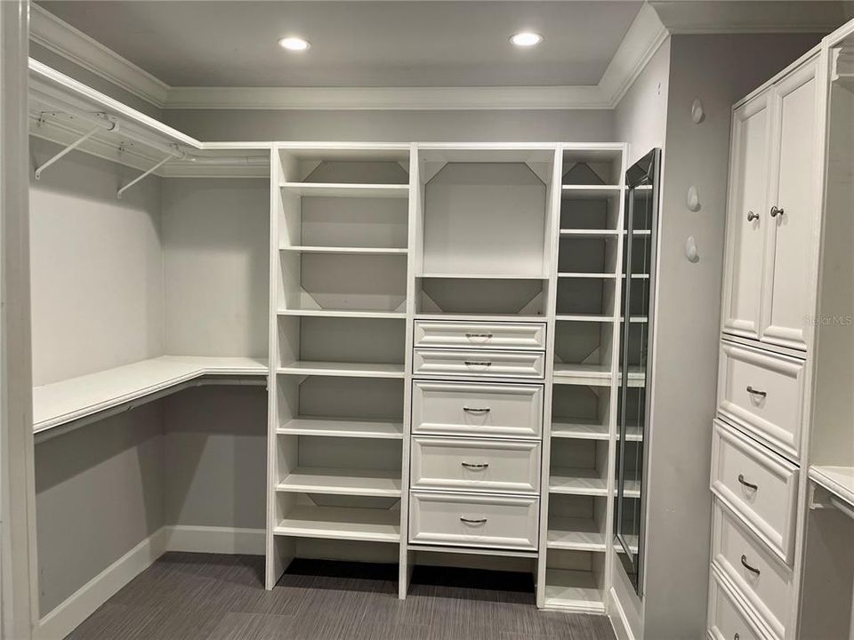 Master closet