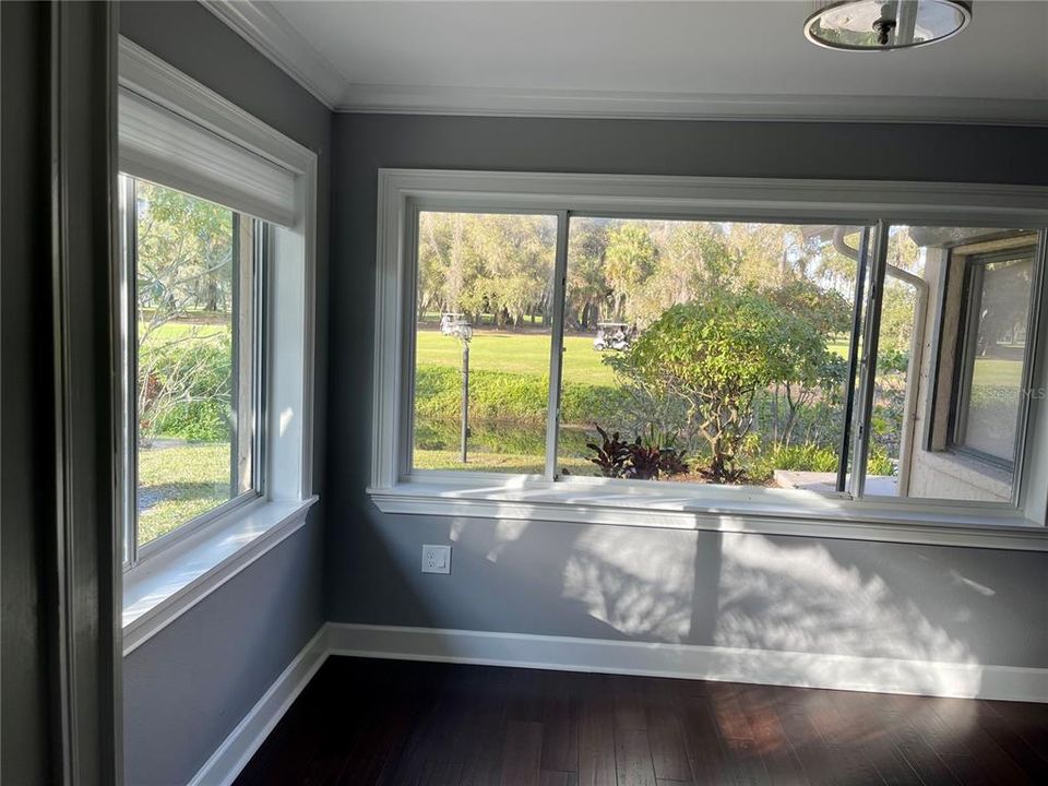 View from dining room