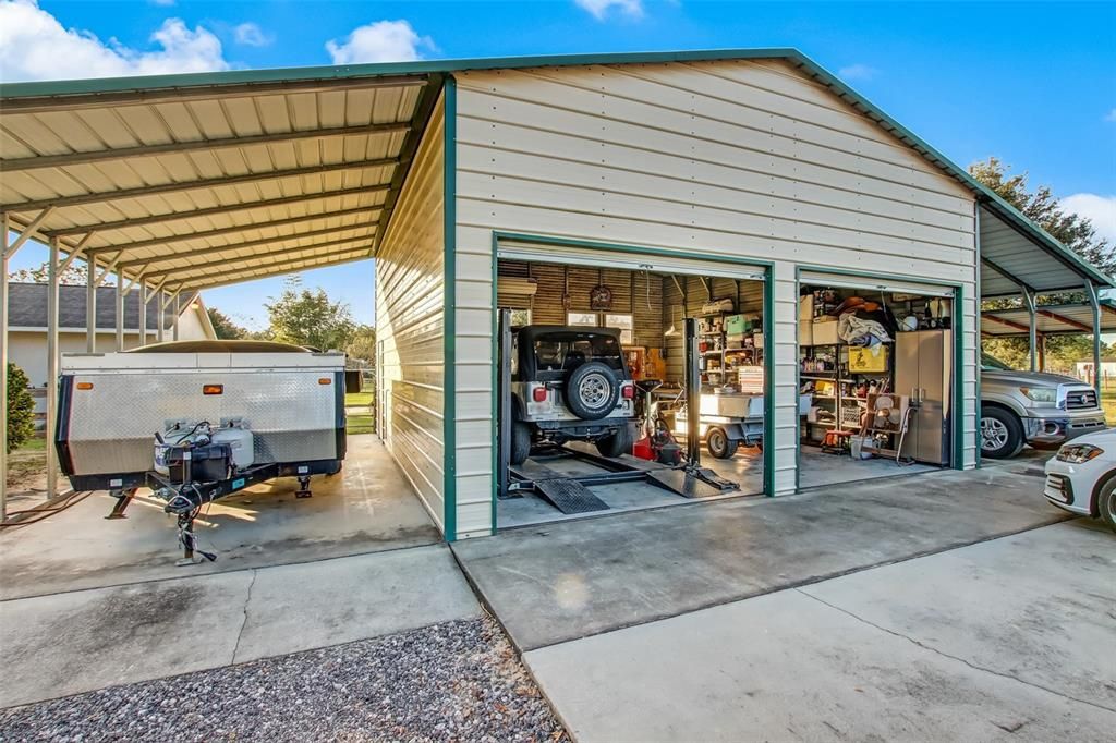 Work Shop and additional carport