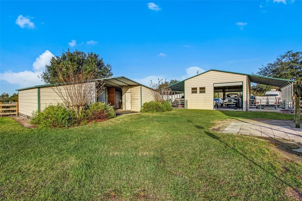 Work Shop and Horse Barn