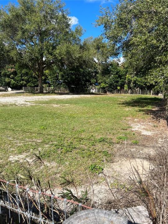 0.34 acres of cleared, fenced land