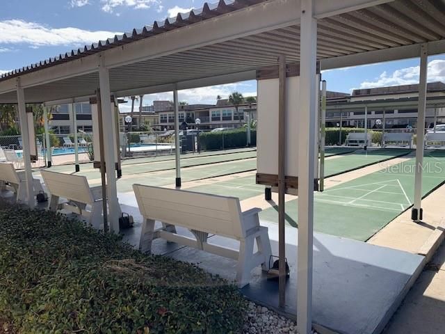 shuffleboard next to the Pool and clubhouse.