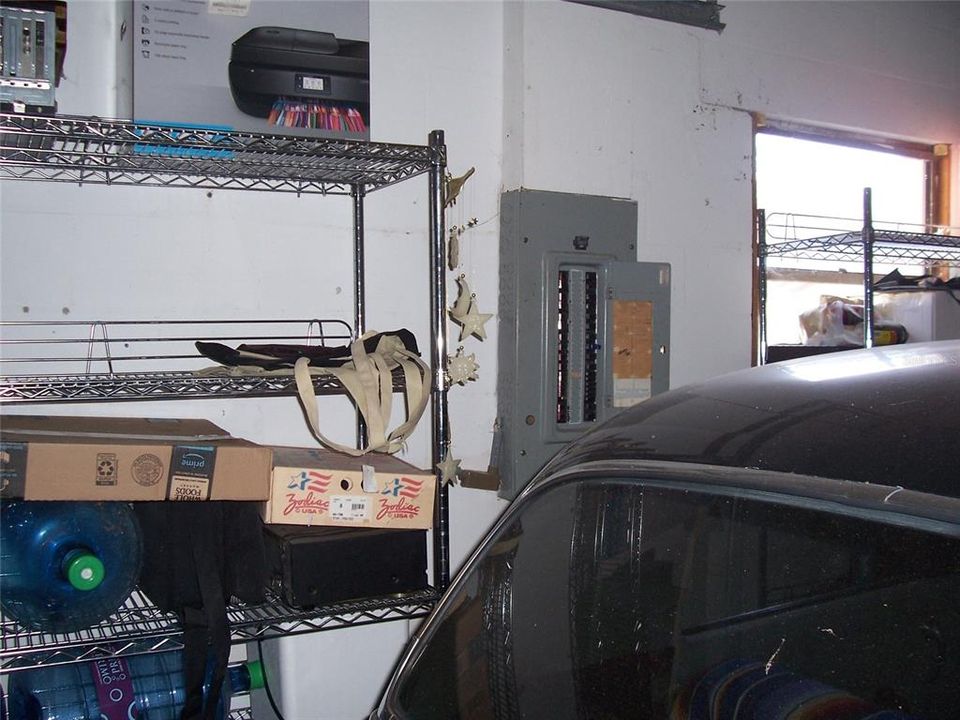 Electric panel for house in garage