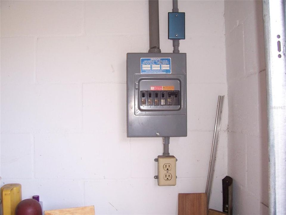 2nd Electric panel in detached garage