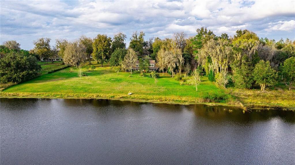 Another view of home from lake