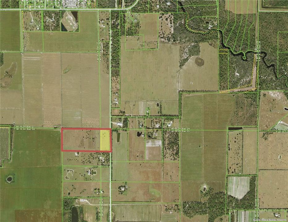 Combined parcels for 27.2 acres