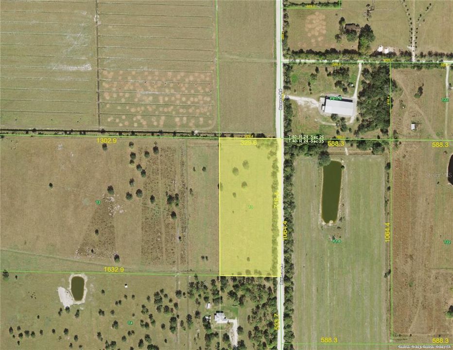 5 Acre parcel directly on Bronco Rd