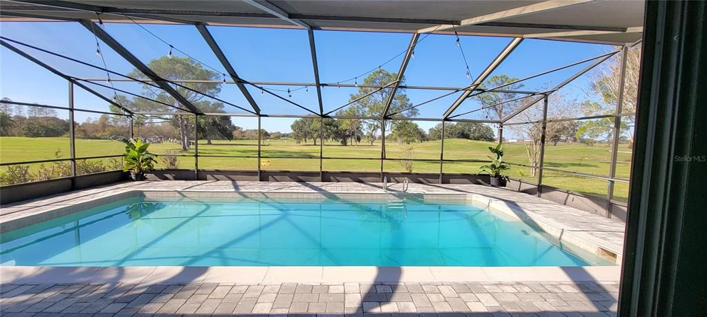 Large in-ground pool with a View