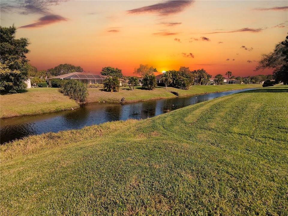 Enjoy privacy and beautiful sunrise and sunset on the fresh water canal in your backyard.