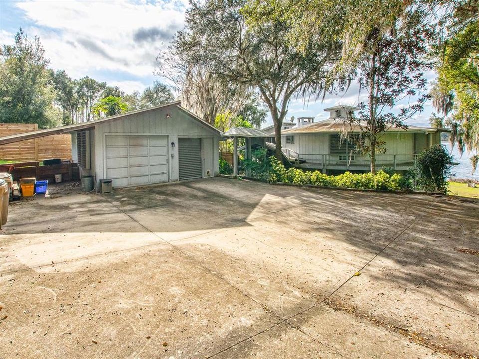 Front of House and Garage