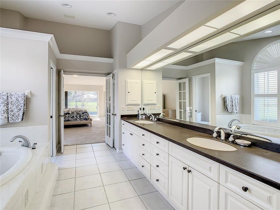 An amazing master bath to enjoy