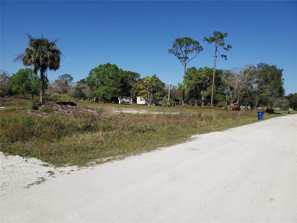 Looking North up Shirley Lane