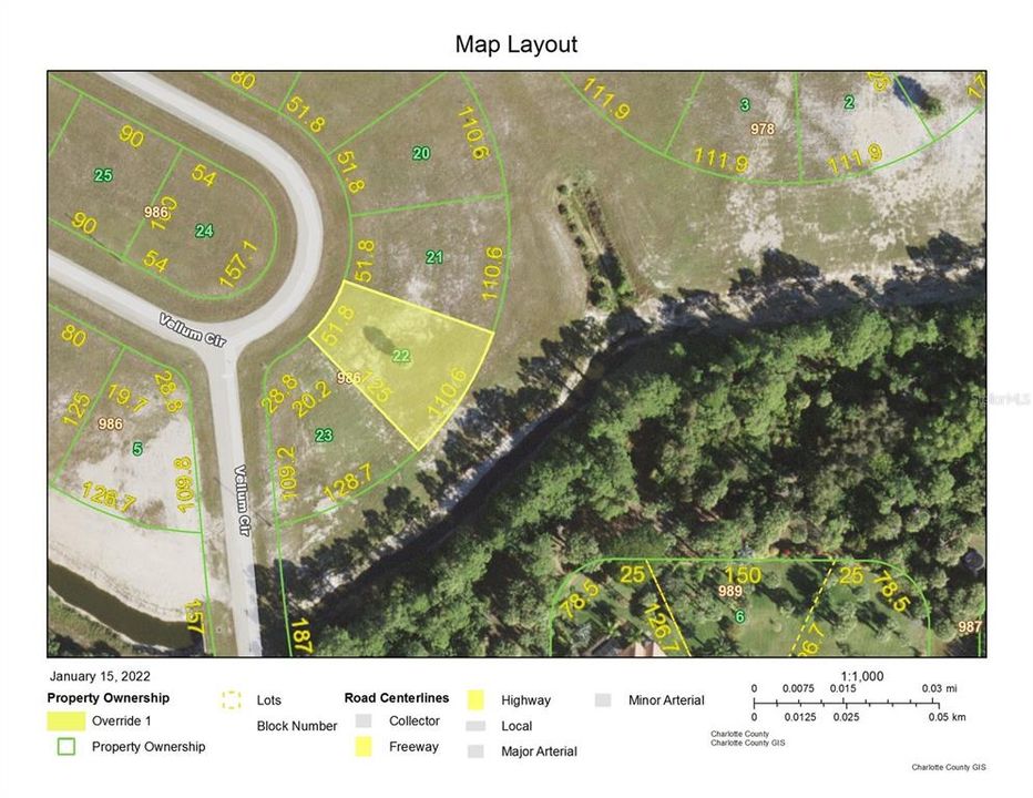 Notice the small creek along the back. Winter is the dry season but there is more water in the summer months.
