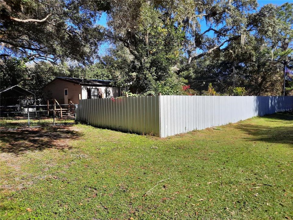 Privacy Fence from Road