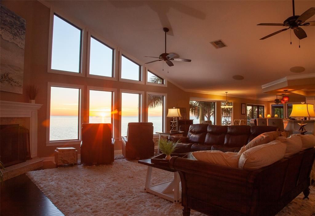 Great Room at Sunset