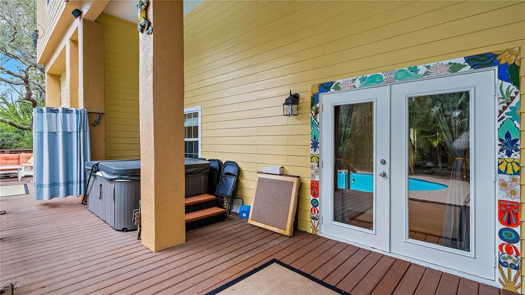Outdoor Shower and Deck