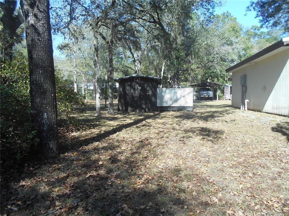 Shed/ Outside hot tub