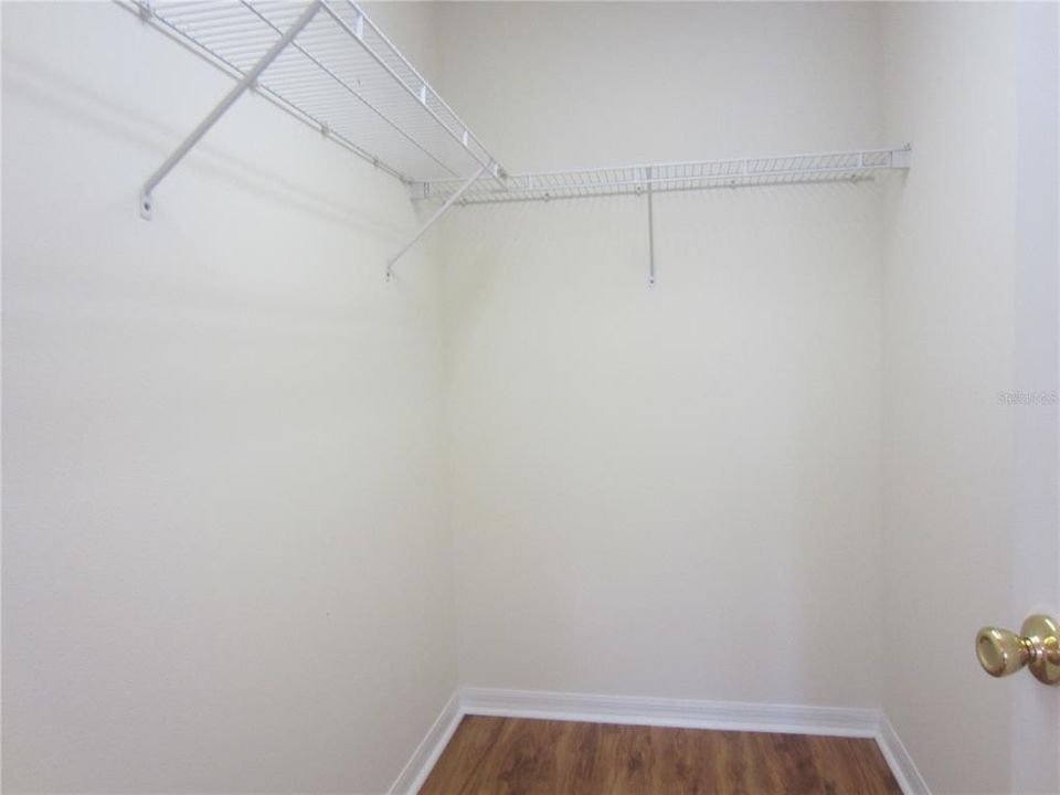 A walkin closet for guest bedroom #2