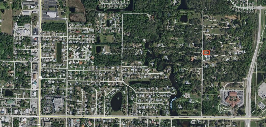 Aerial showing how close to SR776 and local shopping