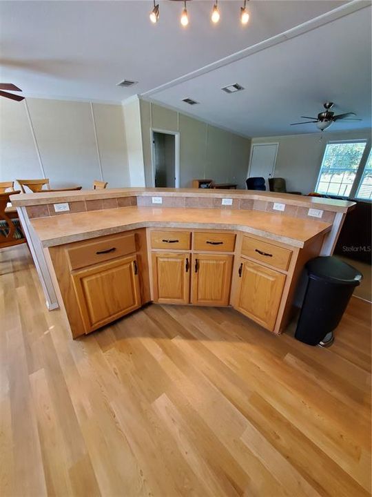 Large Island with bar top