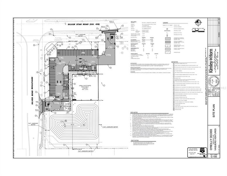 O'Riley proposed site plan
