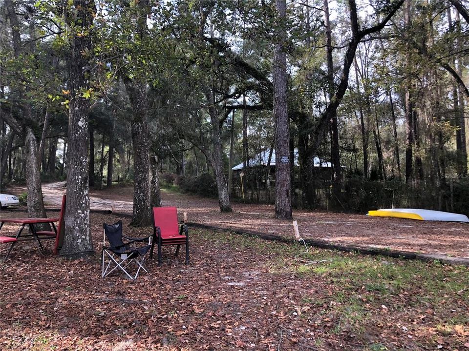 PICNIC AREA WITH CAMPFIRE PIT