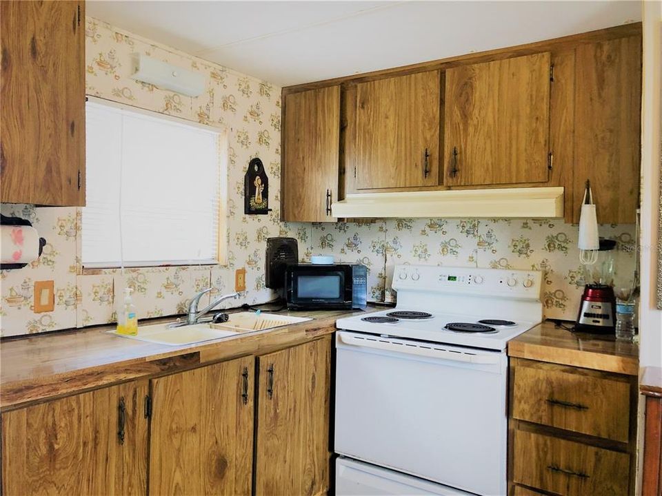 KITCHEN CLOSE-UP  FROM LIVING ROOM