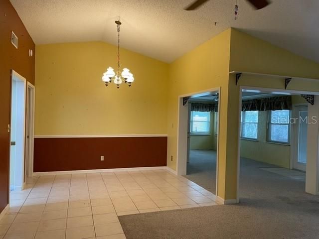 dining room to family room