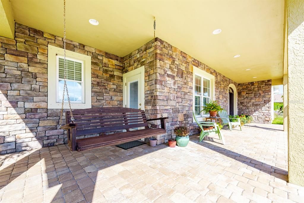 COVERED FRONT PORCH.