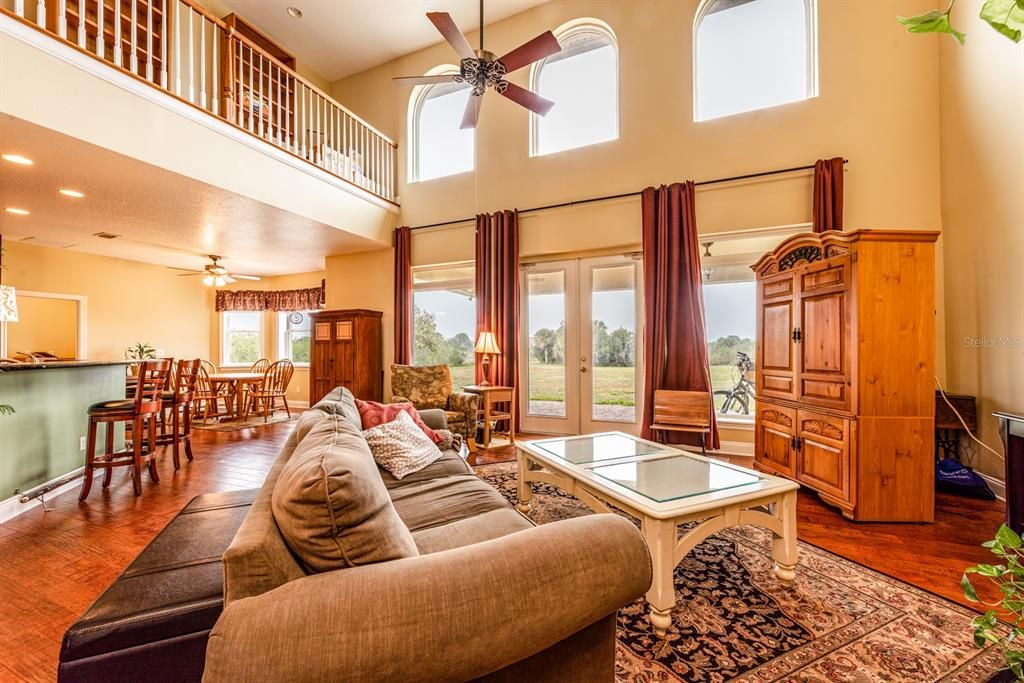 Family room is open to the kitchen, perfect for entertaining!