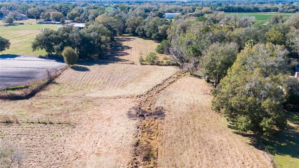 A creek runs through the property.