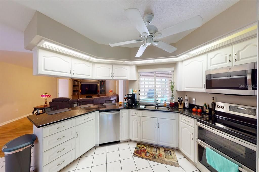 Kitchen with Stainless Steel Appliances and Double Oven