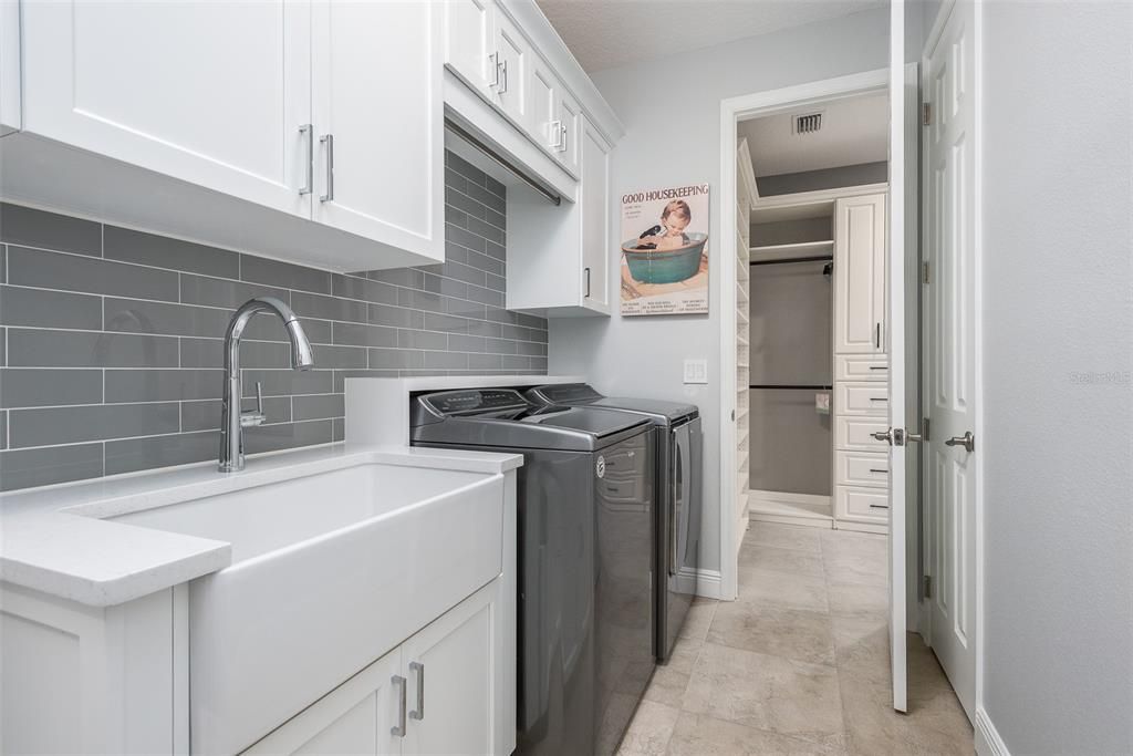 Updated Laundry room