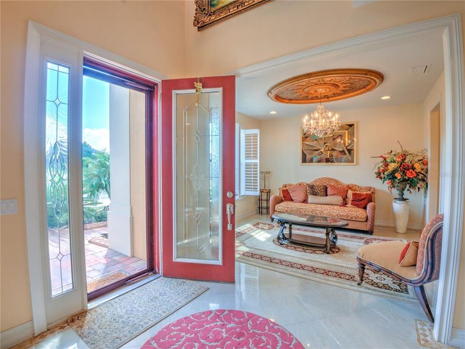 Entry Foyer & Living Room