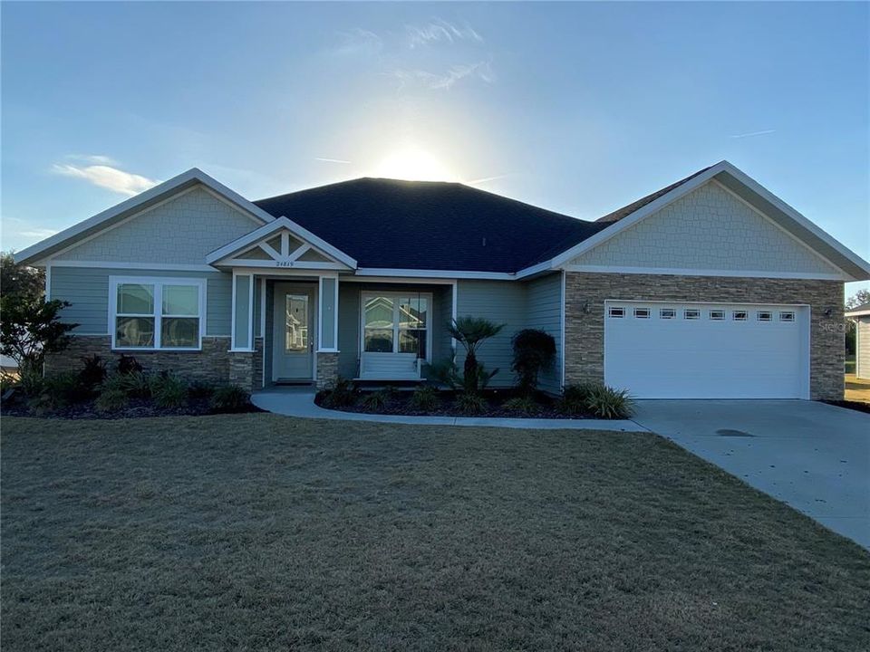 Front view of your new home!