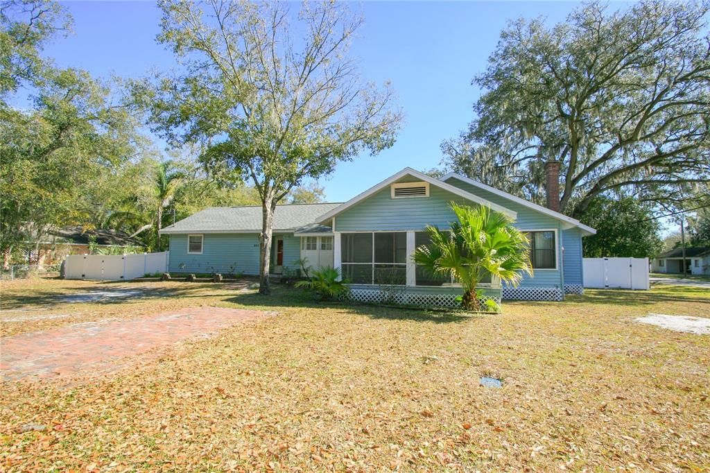 Large double corner lot