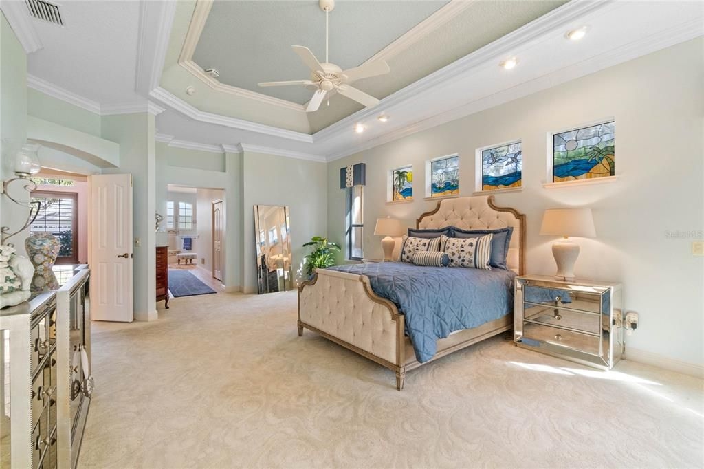 Master bedroom gives great angle of the huge space.