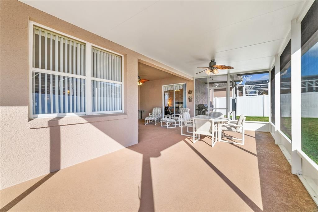 EXTENDED SCREENED LANAI.