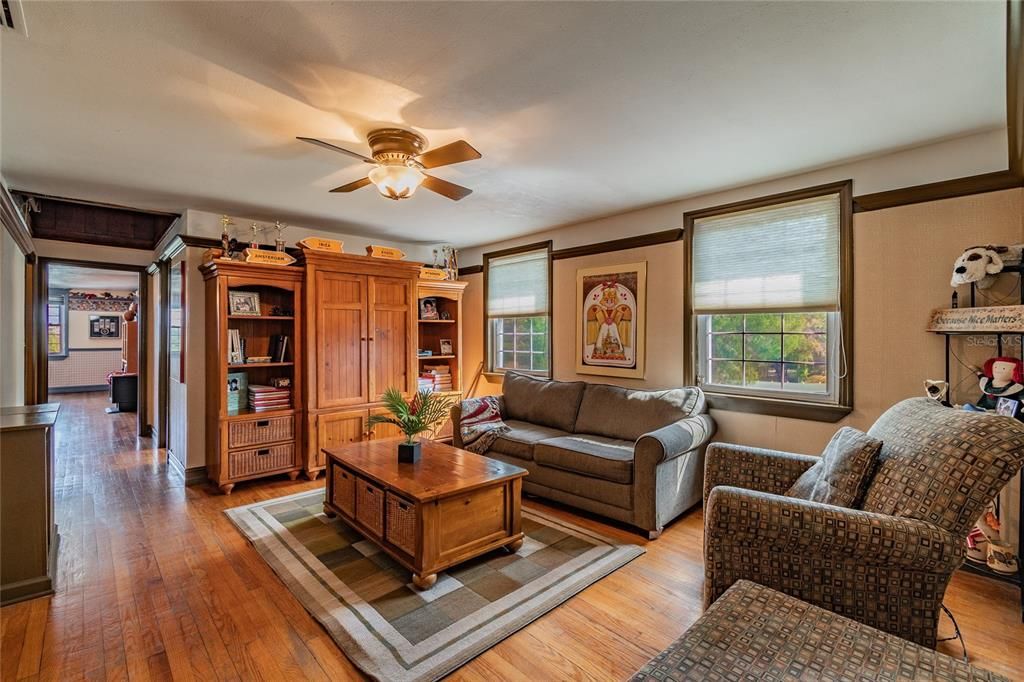 Upstairs family room.