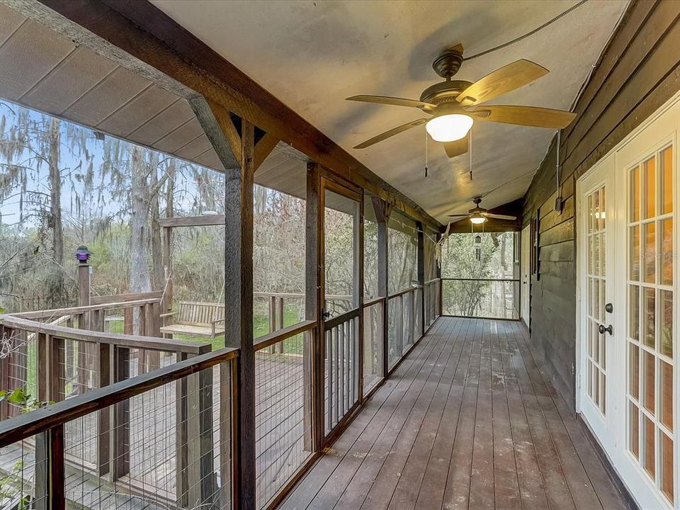 Porch off Owner's Suite and Great Room