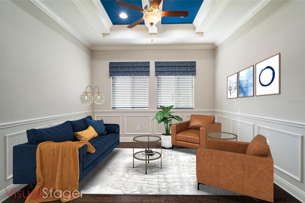 tray ceilings and crown moldings