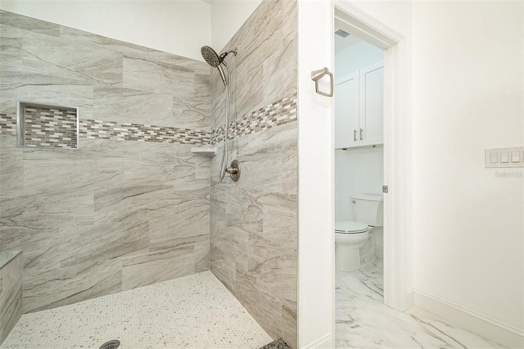 Master Bathroom-private commode & shower area