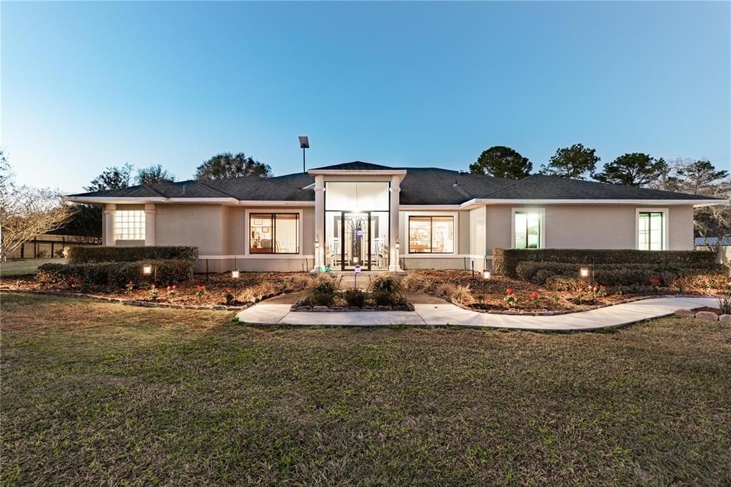 Front of home at Dusk