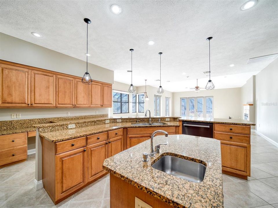 Kitchen and Family Room combination is the Perfect Gathering Spot for Entertaining!