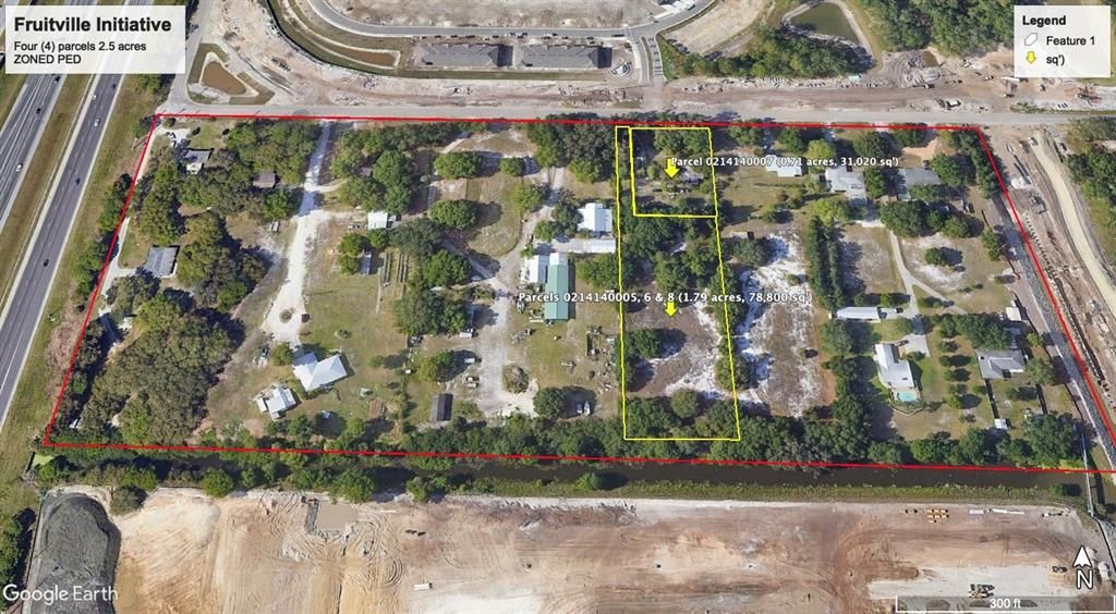 Additional Parcel 0.71 acres, separate sale, Total acreage 2.5